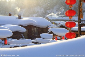 中国雪乡清晨