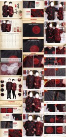 淘宝中老年唐装详情页描述设计