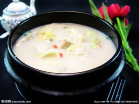 白菜炖豆腐