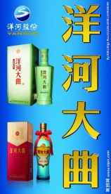 洋河大曲   红绸  青瓷