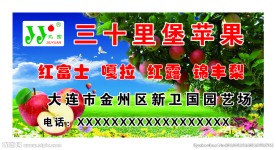 苹果园牌匾