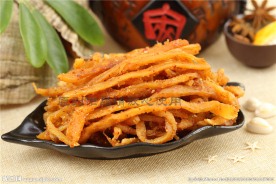 芝麻鱿鱼条