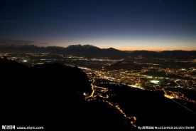 星空城市灯火