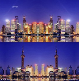 上海东方明珠高楼夜景动态视频