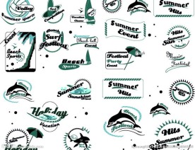 复古标签矢量素材 复古标签模板