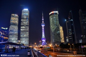 上海陆家嘴夜景