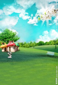 卡通小房子造型图片