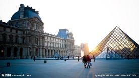 欧洲建筑海报背景