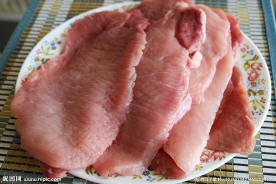 盘子里的牛排