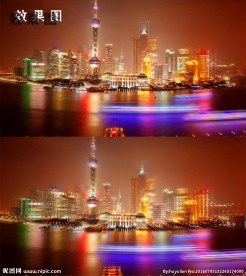 梦幻夜景灯火辉煌视频