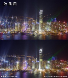 梦幻城市夜景视频