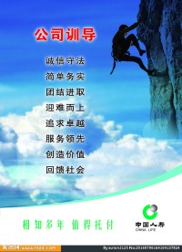 中国人寿公司训导