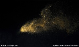 金色粉尘图片素材