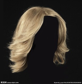 精美美女假发设计