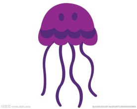 卡通水母
