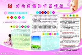 妇幼保健宣传栏