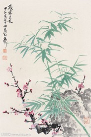 梅花 竹子