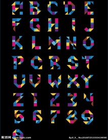 字母矢量拼图
