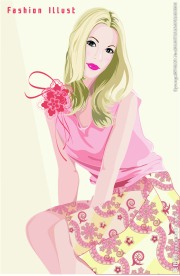 时尚美女免费AI矢量素材下载