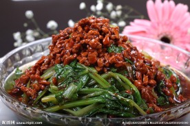 肉沫小白菜