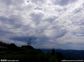 白云天空
