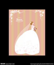 卡通新娘素材