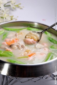 水瓜虾滑煮鱼鳔