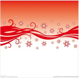 动感线条雪花图形