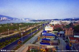 公路和建筑