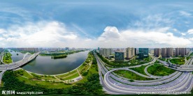 太原南中环桥全景航拍