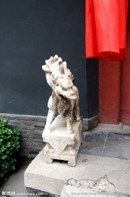 龙形门墩