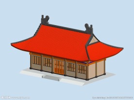 古建筑模型