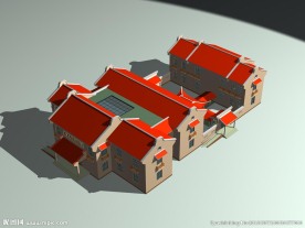 仿古建筑模型