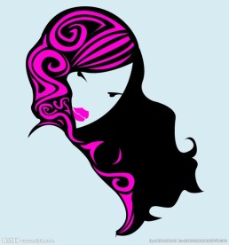 卡通性感女人头像