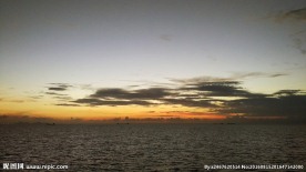 东海日落