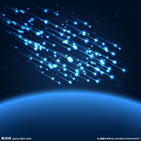 流星背景矢量