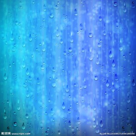 水滴背景蓝