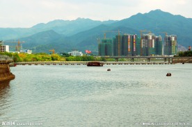 山水风光 路桥建筑