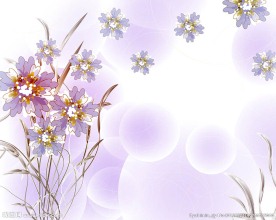 浪漫花瓣现代背景墙