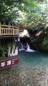 清澈潭水