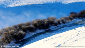坝上雪景