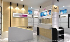 化妆品店面效果图