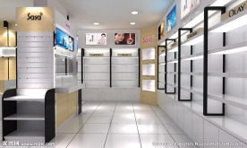 化妆品店面效果图