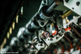 工厂机械化流水线的局部