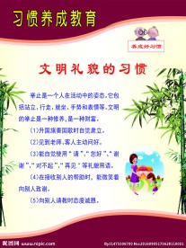 文明礼貌习惯