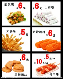 西餐灯箱片