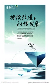 公司企业文化海报发展团队海报