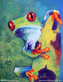 动物油画