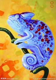 动物油画