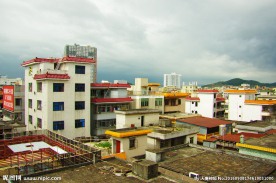 城市建筑 楼顶景观